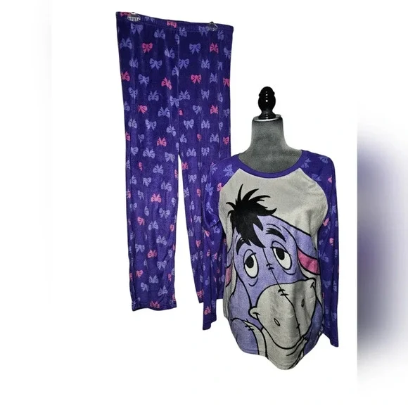 Disney Purple Eeyore Pajama Set - Picture 3 of 6
